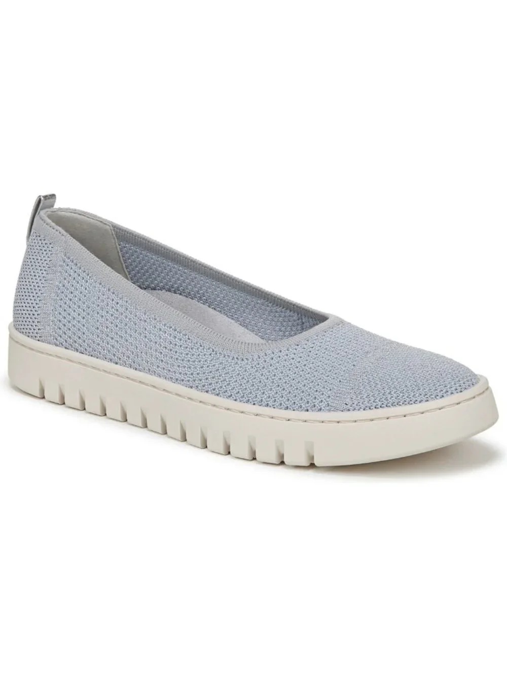 Vionic Light Blue Knit Slip-On Flats - Picture 4 of 11